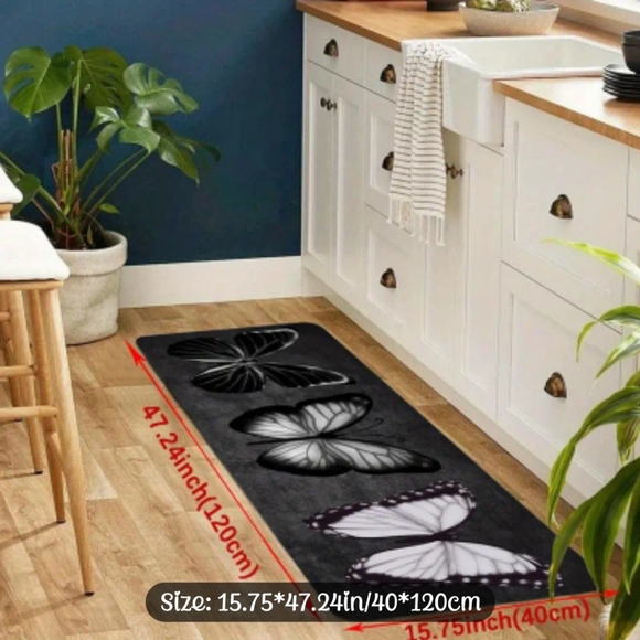 *NWOT* 🦋 3pc Butterfly Rug Set🦋 - Picture 4 of 8